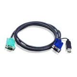 ATEN KVM Kabelsatz 2L-5202U Länge 1,8 m Schwarz