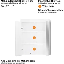 trendteam Amanda 60 cm grau