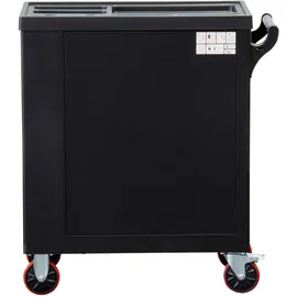 BGS Werkstattwagen Kunststoff/Metall 79,51x96,97x45,5 cm Rot/Schwarz leer