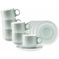 SELTMANN WEIDEN Cappuccinotasse mit Untertasse 0,3 l Mint 6 St.