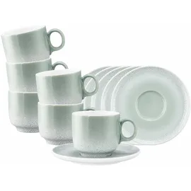 SELTMANN WEIDEN Cappuccinotasse mit Untertasse 0,3 l Mint 6 St.