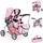 Moni Kitty Kombi Grau/Rosa