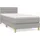 vidaXL Boxspringbett 100 x 200 cm Hellgrau