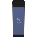 PAPERFLOW Mülltrenner 60,0 l schwarz, blau