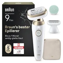 Braun Silk-épil 9 Flex 9-071 3D weiß/gold