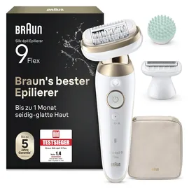 Braun Silk-épil 9 Flex 9-071 3D weiß/gold