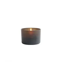 Piffany Uyuni LED Glas Stumpenkerze 8,2 x 6 cm grau