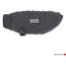 Wolters Strickpullover Tristan Hundepullover grau 25 cm