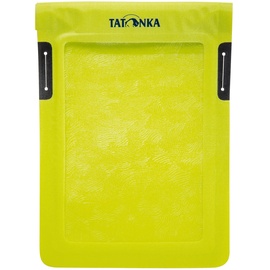 Tatonka WP Dry Bag A6 - wasserdichte Handyhülle mit Sichtfenster zum Bedienen von Touchdisplays - Wasserfest nach IPX7 Standard - 23,5 x 16 cm (Lime)