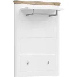 VCM Wandgarderobe Michigan 79 x 32 cm Weiß