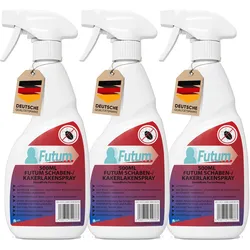 Futum 3x500ml Schaben- / Kakerlakenspray Spray 1500 ml