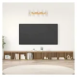 vidaXL TV-Schrankset 3 pcs 37 x 35 x 107 cm Grün Holzwerkstoff