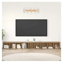 vidaXL TV-Schrankset 3 pcs 37 x 35 x 107 cm Grün Holzwerkstoff