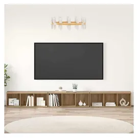 vidaXL TV-Schrankset 3 pcs 37 x 35 x 107 cm Grün Holzwerkstoff