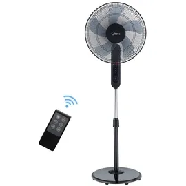 Midea FS40-15FR Standventilator schwarz