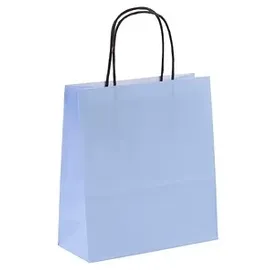 Vp 50 VP Papier-Tragetaschen Toptwist hellblau 19,0 x 21,0 cm