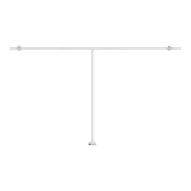vidaXL Automatische Markise mit LED & Windsensor 500x350 cm Cremeweiß