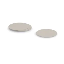 Zeller Glasuntersetzer-Set, Kunstleder, 4-teilig 27117 , Farbe: taupe