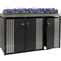 MCW Mülltonnenverkleidung O67 125 x 84 cm anthrazit