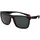 Polaroid PLD 2141/S Unisex-Sonnenbrille Vollrand Eckig Kunststoff-Gestell, Schwarz