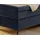 Jockenhöfer Boxspringbett JOCKENHÖFER GRUPPE "Scarlett mit einer hochwertigen 7-Zonen-Tonnentaschenfederkernmatratze", blau (dunkelblau 372, 02), B:192cm L:230cm, Bezug Bett: samtähnlich (100% Polyester);Topper und Matratzenspiegel: 100% Polyester, Komplettbetten,