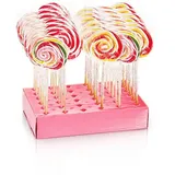 lollis Nawarra Spiral Lutscher in farbige bunter Schnecken Form 80g