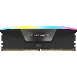Corsair Vengeance RGB DDR5 32GB DDR5-6200, CL36 Intel XMP 3.0 Desktop-Arbeitsspeicher – Schwarz