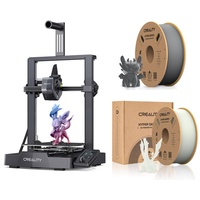 Creality Ender-3 V3 SE 3D Drucker+2KG Creality Hyper Series PLA Filament(Weiß+Grau)