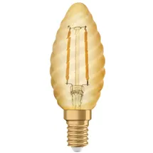 Radium LED Filamentlampe ESSENCE AMBIENTE LUX Kerzenform, CW22, E14, 2,5W, 2400K, 220lm, gold RA42819843