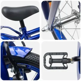 vidaXL Kinderfahrrad 14 Zoll dunkelblau