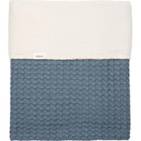 Koeka Koeka, Babydecke, Kinderdecke cotton Fleece Amsterdam bluestone (100