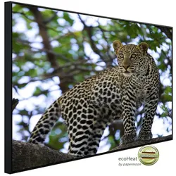 papermoon Infrarotheizung »EcoHeat - Leopard auf dem Baum«, Matt-Effekt - bunt