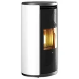 Edilkamin Pelletofen | EVIA 8 | 7,9 kW | Stahl weiß