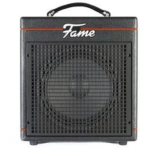 Fame Bassverstärker, Bass Combo mit 30 Watt und 10" Lautsprecher, Amp für Bass, Kopfhöreranschluss und 3-Band Klangregelung