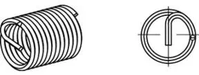 Gewindeeinsatz R 88330 FormA M4x 8 A 2 25 Stück AMECOIL