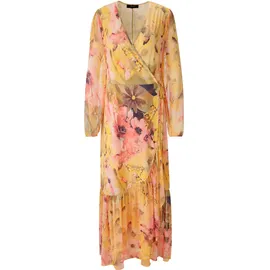 Aniston CASUAL Wickelkleid Braun/Mehrfarbig 42