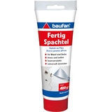 Baufan Fertigspachtel Weiß Für Innen- und außen Beton, Ziegel, Gips-, 400g