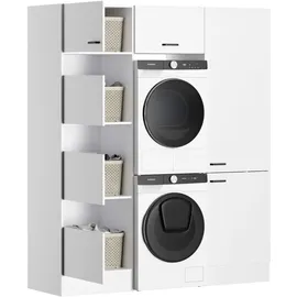 OPTIFIT Waschsäulen-Set Bonn214 183,2 x 210 x 57,1 cm Weiß