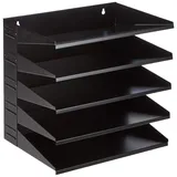 Durable Sortierstation schwarz mit 5 Fächern
