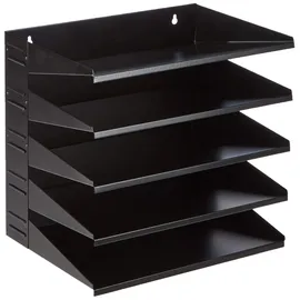 Durable Sortierstation schwarz mit 5 Fächern