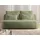 S-Style Kindersofa Vero 210 x 90 x 98 cm Buche/Birke Teilmassiv Olivgrün/beige