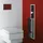 EMCO Asis 150 WC-Modul 80,9 x 15,3 x 16,8 cm Schwarz/Chrom Glas
