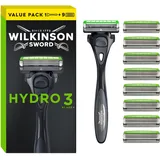 Wilkinson Sword Hydro 3 Skin Protection Rasierer - 8 Ersatzklingen