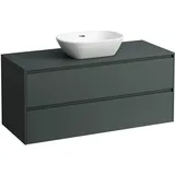 Laufen Waschtischunterschrank 2 Schubladen 118,0 x 49,5 x 52,5 cm Verkehrsgrau