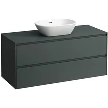 Laufen Waschtischunterschrank 2 Schubladen 118,0 x 49,5 x 52,5 cm Verkehrsgrau