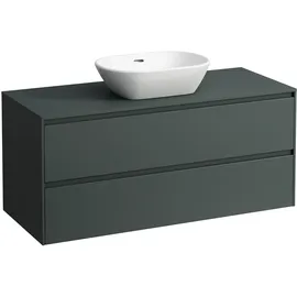 Laufen Waschtischunterschrank 2 Schubladen 118,0 x 49,5 x 52,5 cm Verkehrsgrau