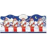 Lindt Mini Weihnachtsmänner - 5 Stück - Schokolade Nikolaus Weihnachtsmann - 50g