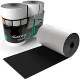 BigDean Garagen Wandschutz 2 Rollen 200 x 20 x 0,5 cm schwarz