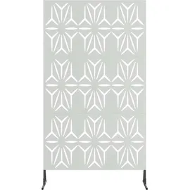vidaXL Sichtschutz 100 x 50 x 180 cm Grau Stahl