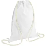 BagBase Sublimation Gymsac Rucksack, für Erwachsene, Unisex, Weiß, Einheitsgröße